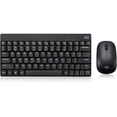 thumbnail image 2 of Miniteclado y ratón inalámbricos Adesso WKB-1100CB, ergonómicos y resistentes a derrames, color negro, 2 of 5