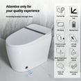 thumbnail image 6 of Teekyooly Smart Toilet,One Piece Bidet Toilet for Bathrooms,Modern Elongated Toilet with Warm Water, Foot Sensor Operation, Heated Bidet Seat,Electric Tankless Toilets with LED Display, 6 of 14