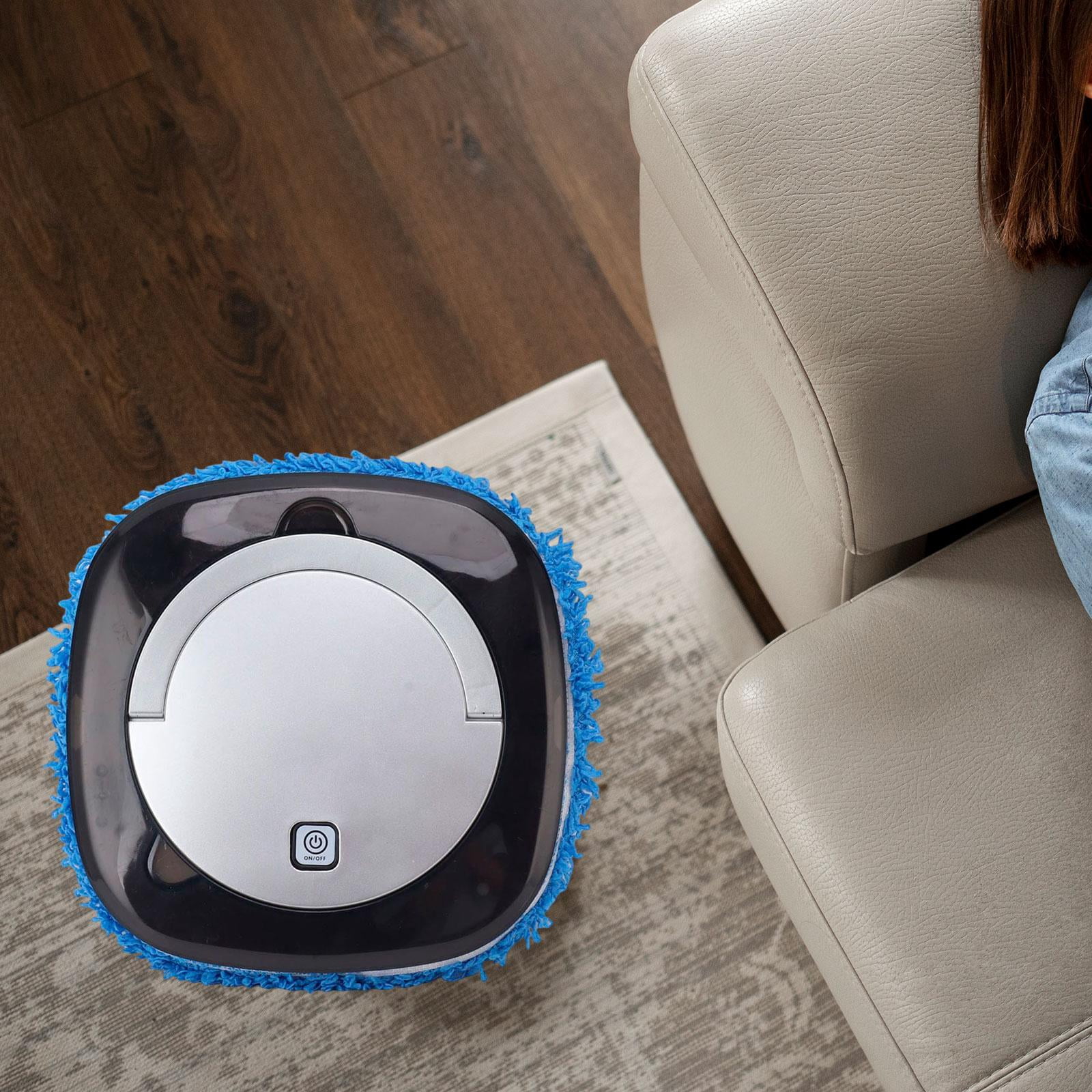 Baoblaze Automatic Floor Mopping Machine Robot Vacuum Cleaner for Carpet Tiles Marble argent