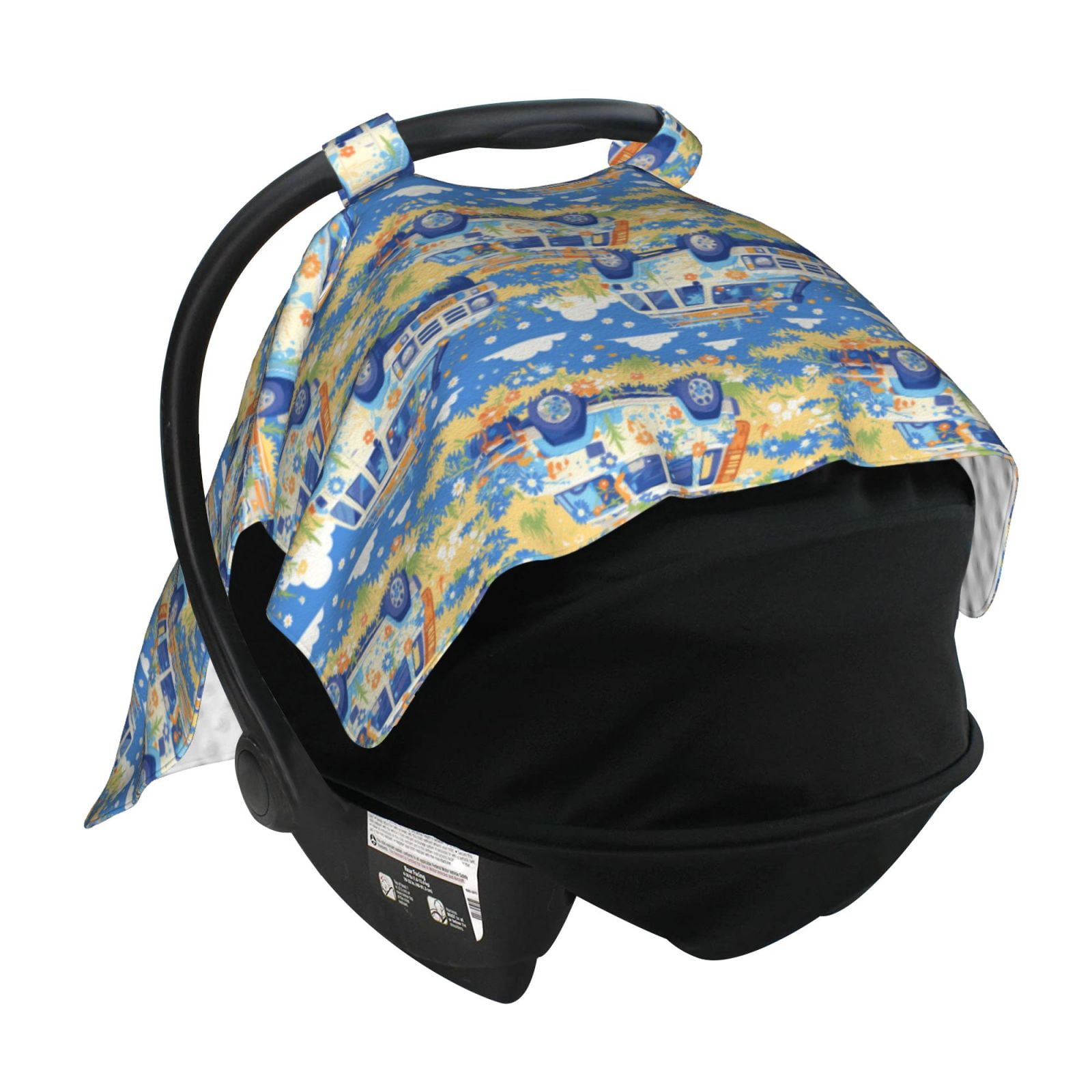 Car Seat Cover Baby - travel SUV summer daisy Breathable Infant Car Seat Cover for Baby Carseat, Lightweight Comfort Baby Essentials Must Haves Newborn Stuff for Girl Boy
