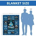 thumbnail image 2 of Birthday Gifts, 1 2 3 4 5 6 7 8 9 10 11 12 13 14 15 16 17 18 19 20 Year Old Boy Birthday Gift, Birthday Gifts For Him, Boyfriend Birthday Gift Ideas, Birthday Gifts For Boys, Kids Blanket 40x50in, 2 of 6