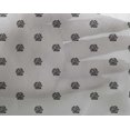 thumbnail image 4 of oneOone Georgette Viscose Fabric Lotus Block Print Fabric By Yard 42 Inch Wide, 4 of 4