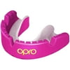 OPRO Adult Gold Level Self-Fit Antimicrobial Mouthguard for Braces - Pink/Pearl
