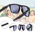 thumbnail image 3 of Gafas de sol polarizadas para gafas de sol retro de lujo para deportes al aire libre, golf, ciclismo, gafas de sol - etiqueta verde, 3 of 4