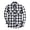 za-White, variant on Men Flannel Shirt, Long Sleeve Plaid Button Down Tshirt, Casual Shirt for Men Work Tee Shirts