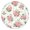 Pioneer Flower Floral-1, variant on Pioneer Flower Floral Print Pattern Round Fitted Tablecloth with Elastic Edge,Dining Table Cover Waterproof,Outdoor Round Tablecloth for Camping,Dining,Indoor and Outdoor