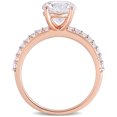 thumbnail image 5 of Everly Women's Created Sapphire 10K Rose Gold Engagement Ring, 5 of 8