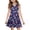 Blue, variant on 4th Of July Sleeveless Dresses for Girl Flowy Summer Spring Break Sundresses T-shirt Dress