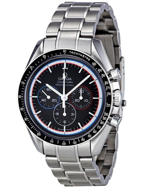 Omega Omega Speedmaster Apollo 15 Chronograph Black Dial Stainless Steel Mens Watch 311 30 42 30 01 003 Walmart Com