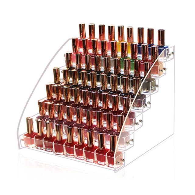 Organizador de maquillaje de Plástico Jadeshay caja de almacenamiento de lápiz labial de escritorio
