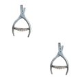 thumbnail image 4 of Billuyoard Metal 45N Pattern Notcher Handheld Professional Home Punch Pliers Tailor Sewing Anti-corrosive Hole Tool Nonslip 11*7.5 cm 2piezas Billuyoard CBP103766, 4 of 5