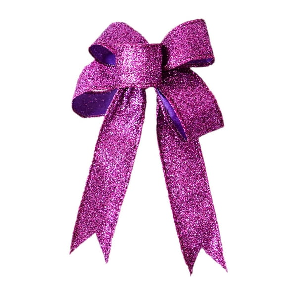 Supvox Seasonal Décor Purple Bow Tree Decorations Holiday Party Garden Wedding 1Pack