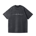 thumbnail image 3 of Graphic Tennis Tees for Women Versatile Women's Washed Oversized T Shirt with Drop Shoulder Casual Fit for Everyday Comfort Easy Styling Black M, 3 of 3