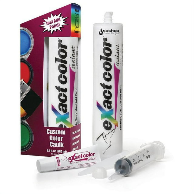 Sashco-12005 Exact Color Sealant with 9.5-Ounce Cartridge Contractor Case, 6-Pack