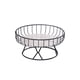 thumbnail image 1 of Cesta de almacenamiento Bearachild Bandeja de frutas hierro Decoración del hogar Negro grande, 1 of 6