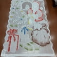 thumbnail image 3 of Skksst Christmas French Door Curtain Window Panel Drape Curtain With LED String Light Xmas Home Decor, 3 of 3