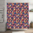 thumbnail image 5 of Rateoe Skull colorful daisy Shower Curtain - Fancy Bathroom Shower Curtain Sets - Waterproof Shower Curtain with Hooks with 12 Plastic Hooks 72x72 Inches, 5 of 5