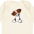 thumbnail image 4 of Inktastic Pocket Brittany Spaniel Boys or Girls Long Sleeve Baby Bodysuit, 4 of 5