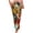 Brown#02, variant on AHTJRT Floral Pants for Women Elastic Waist Staight Leg Joggers with Pockets Lightweigth Breathable Spring Summer Loungewear Trousers Black#01 M