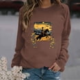 thumbnail image 1 of RKSTN Blouses pour Femmes Imprimées Col Rond Manches Longues Chandails en Molleton Blouses pour Femmes Habillées Décontractées, 1 of 4
