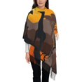 thumbnail image 3 of Fotbe Giraffes Of The African Savannah Print Womens Fall Winter Scarf Tassel Soft Warm Blanket Scarves Womens Shawl Wraps, 3 of 8