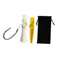 thumbnail image 3 of Bunblic 2 Pcs Flûtes Kazoo Instruments de Musique Uniques avec Sac de Rangement Jouets d'Accompagnement Flûtes à Bouche pour Clavier Piano Débutant Blanc, 3 of 8