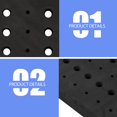 thumbnail image 5 of 110 Holes Router Bit Tray Storage Holder for 1/4Inch 1/2Inch Shank Milling Cutters Brill Bits Organizer, 5 of 5