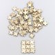 thumbnail image 3 of Moyic Paquete de 200 formas mixtas de flores DIY, astillas de madera, materiales auxiliares hechos a mano, troncos, decoración de costura, adornos de Artesanía Moyic HA012579-00, 3 of 6