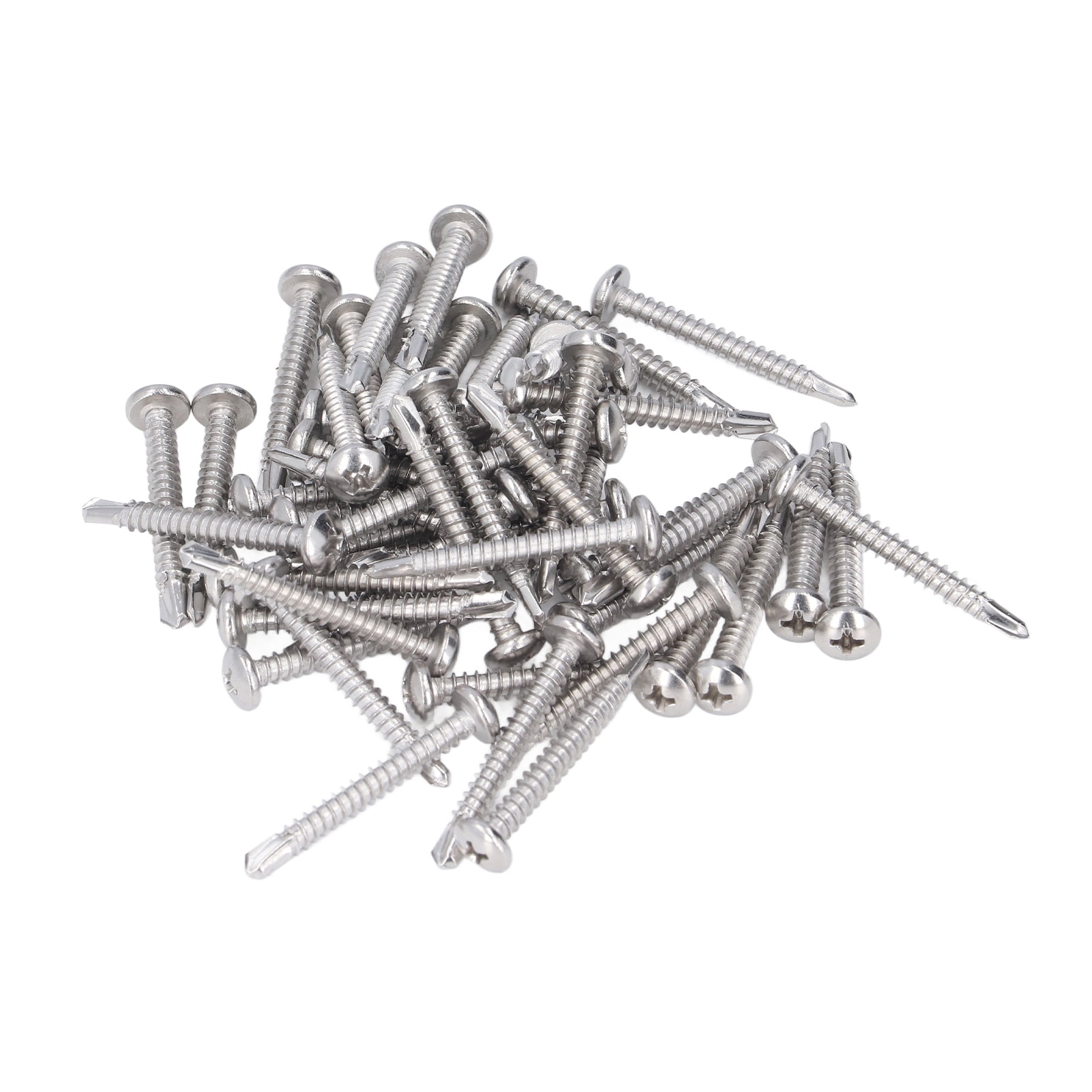 Self Drilling Screw Assortment, Round?Head Self Drilling Screws Kit