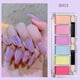 thumbnail image 3 of Set de Polvo Espejo Sólido para Uñas, 6 Colores Aurora Incluye Pincel, Paleta Compacta, Tamaño Ideal para Manicura Profesional, Opción 03#., 3 of 5
