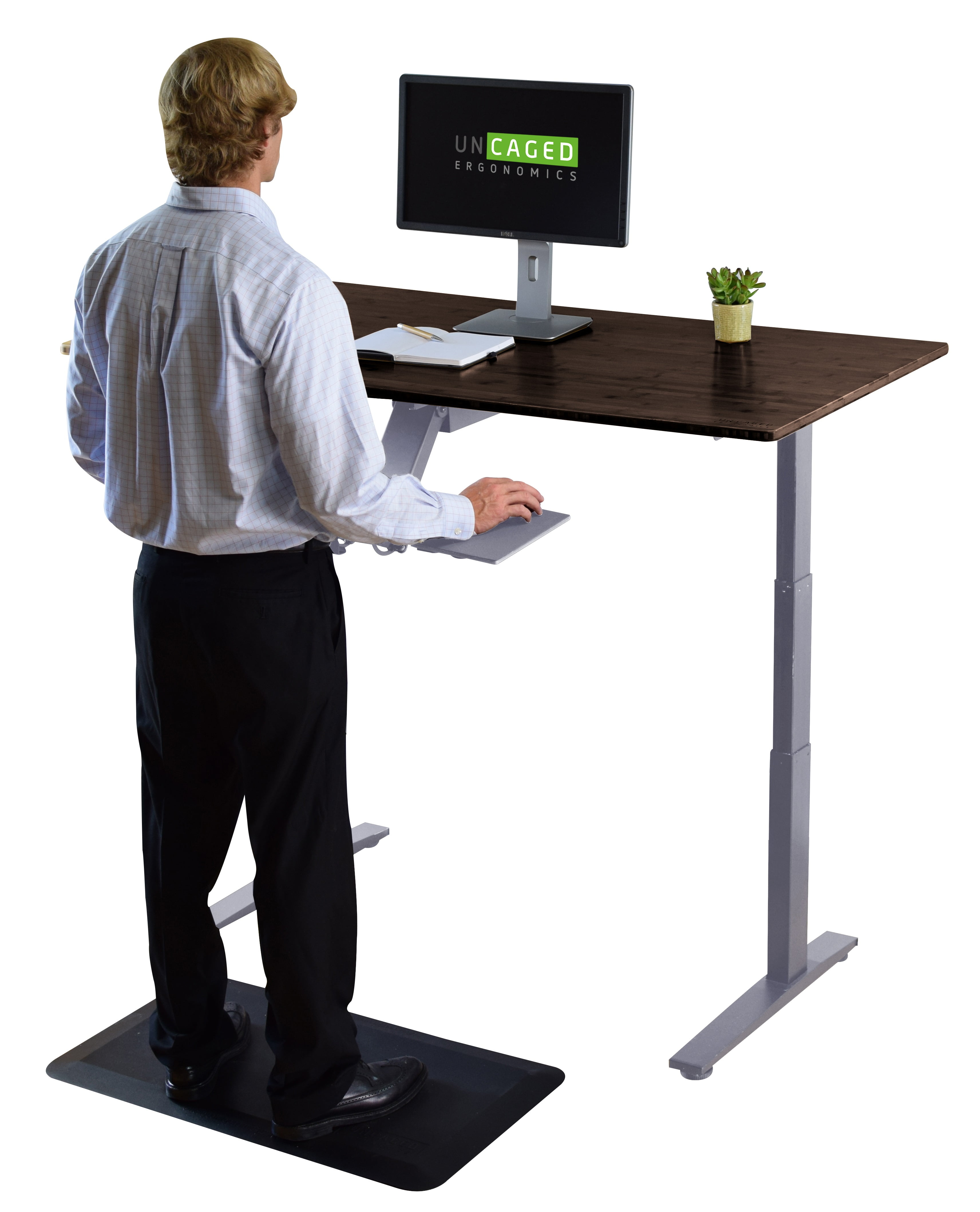 Rise Up Dual Motor Adjustable Height Electric Standing Desk 48x30a