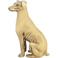 thumbnail image 1 of ITOS365 Brass Metal Sitting Dog Statue Animal Figurine Showpiece Home Decoration, 1 of 1