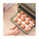 thumbnail image 3 of Caja de huevos de doble capa para mascotas, organizadores de refrigerador de cocina transparente, cajón para verduras, plástico, hogar D Hy, 3 of 5