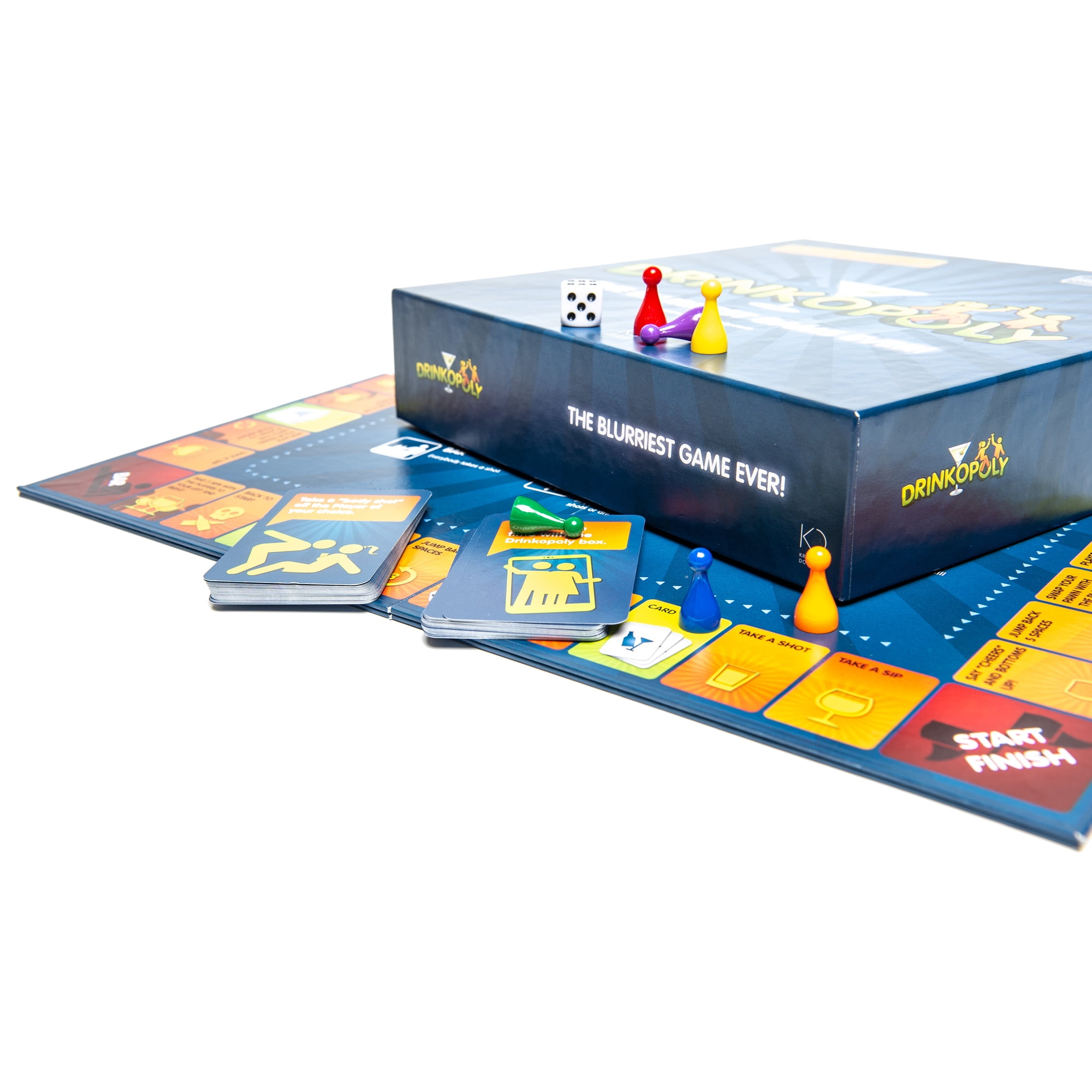 Drinkopoly, Fun Drinking Games  21, Includes 1 Ga