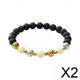 thumbnail image 1 of Pulsera de cuentas luminosas Fernando Pulsera elástica Pulsera de cadena de bolas de moda con dijes, 1 of 8