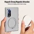 thumbnail image 5 of Sanwo for Samsung Galaxy Z Fold8 Case, Hard PC Magnetic Shockproof Case with Ring Holder Kickstand and Built-in Screen Protector,E, 5 of 5