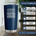 thumbnail image 2 of November Birthday Gifts for Men Tumbler 20oz - Men Birthday Gift Ideas - Men Gifts for Birthday - Birthday Gifts for Him, Dad, Son, Husband, Legends are Born in November, 2 of 6