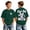 Dark Green, variant on Cool Bunny Rabbit T-Shirt for Boys (Green 12-13Years)