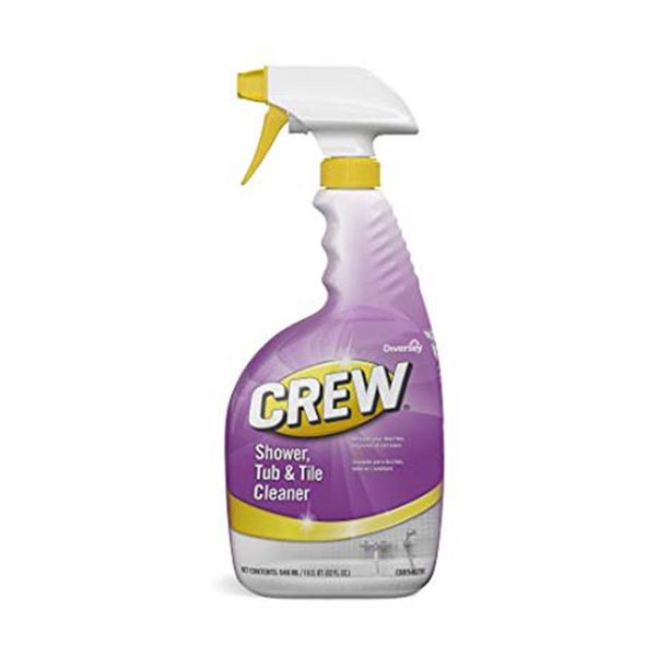 Diversey Crew Shower Tub and Tile Cleaner, Fresh Scent, 32 oz Spray