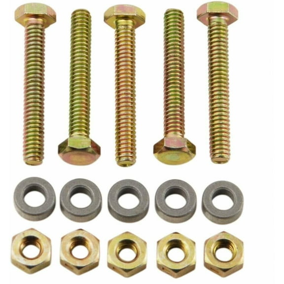 Proven Part 5 Shear Pins Nuts Spacers 301172 Fits Craftsman 9524Ma B11501216Ma Stw60-0017 Snow Blowers