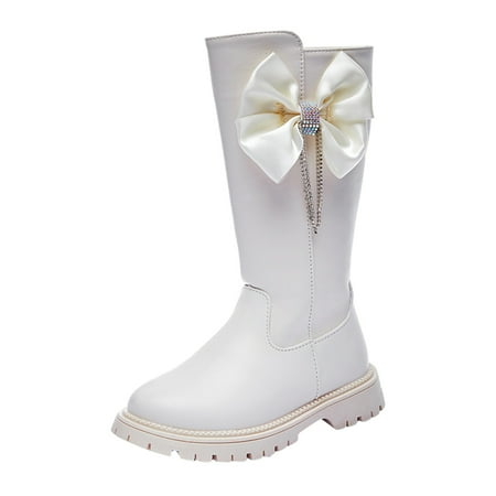 GEWSEY Infant Booties Kids Western Boots for Boys Girls Embroidered Cowgirl Cowboy Boots Mid Calf Riding Shoes Little Kid/Big Kid Beige 1