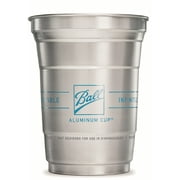 Ball Aluminum Cup, Disposable Recyclable Cold-Drink Cups, 9 oz. Cups, 24 Count