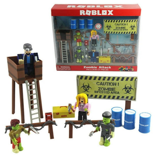 Roblox Zombie Attack Playset Series 2 Figures Playset Collection Fun Kids Toy Us Walmart Com Walmart Com - roblox zombie attack blaster