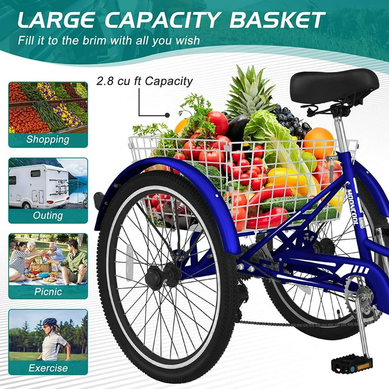 3 wheel cart bike sales