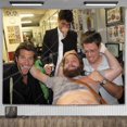 thumbnail image 3 of Póster artístico de la película The Hangover, decoración de pared estética, tapiz, tapiz divertido con memes, decoración de dormitorio, fondos de fiesta, dormitorio universitario, 3 of 5