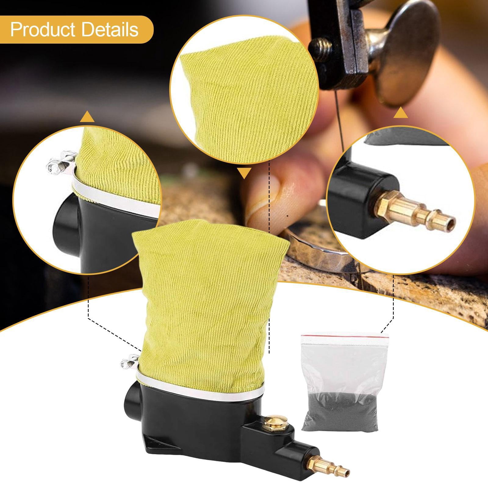 Dualoai Pneumatic Spark Plug Cleaner Pneumatic Air Spark Plug Cleaner Sandblaster Easy Installation Sand Blaster Tool for Lawn Mowers