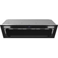 thumbnail image 4 of Streamline 36 in. Gorizia Ducted Insert 350 CFM Range Hood in Glossy Black with Mesh Filters, Touchpad Control, LED Lights, 4 of 9