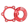 thumbnail image 1 of Lock Adapter Ultralight Disc Brake Conversion to 6- Rotor Road Hub Adaptor Change Gasket Hardware Accessoires , Red, 53x10.4mm, 1 of 8
