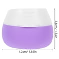 thumbnail image 6 of 2pcs Cream Jars Silicone Cosmetic Containers Empty Jars Small Sample Lotion Jars 20ml, 6 of 6