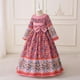 thumbnail image 4 of Odeerbi Niñas Vintage Bordado Vestido Musulmán Una-Pieza Vestido Oración Islámica Vestido Princesa Arco Algodón Manga Larga Vestido de Noche Vestidos Formales, 4 of 9